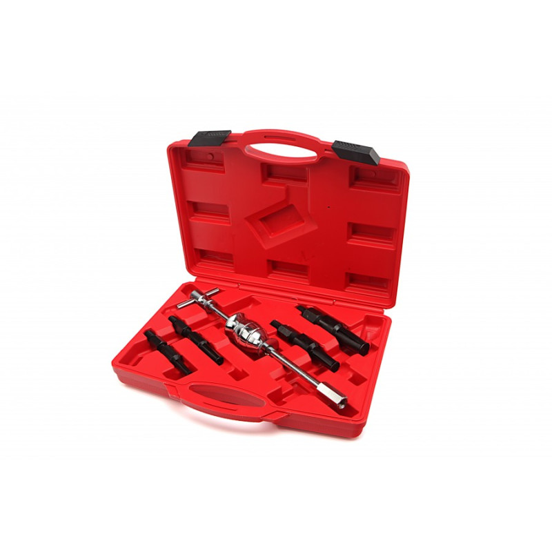 HBM 5-Piece Recessed Inner Bearing Puller Set with Impact Trigger