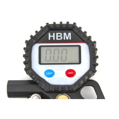 Pompe à pneu numérique HBM Avec écran LCD 0,2 - 13,8 Bar H130588