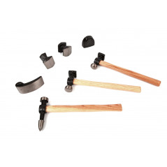 Mannesmann Dent Removal Kit, 7-Piece Hammer Set