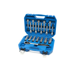 HBM Kit d’outils pour l'assemblage et le démontage d'amortisseur 18 pièces 10709