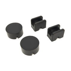 HBM 4-Piece Set of Universal Rubber Adapter Pads for Jack