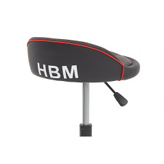 Chaise d'atelier professionnelle HBM, chaise de travail avec vérin à gaz - Modèle 1 9884