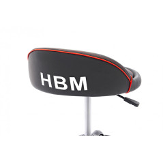 Chaise d'atelier professionnelle HBM, chaise de travail avec ressort à gaz - modèle 3 9943