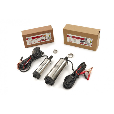 HBM Mini pompe à siphon en acier inoxydable 12 volts, pompe à liquide 60 watts. 9745
