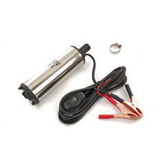 HBM Mini pompe à siphon en acier inoxydable 12 volts, pompe à liquide 60 watts. 9745