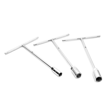 HBM 3-Piece Extra-Long T-Wrench Set 310 x 14, 17, 19 mm