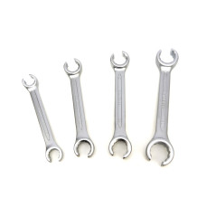 Stahlkaiser - Set of 4 professional open-ring wrenches for brake lines