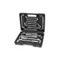 HBM - 14-piece open and angled pipe wrench set