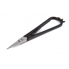 HBM Ratchet Straight Scissors with Spring and Clasp