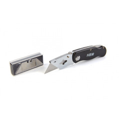 Couteau d'extension pliable HBM avec 5 lames de rechange 8886
