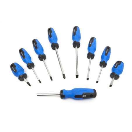 HBM - 39-piece set for screwdrivers, bits and socket wrenches