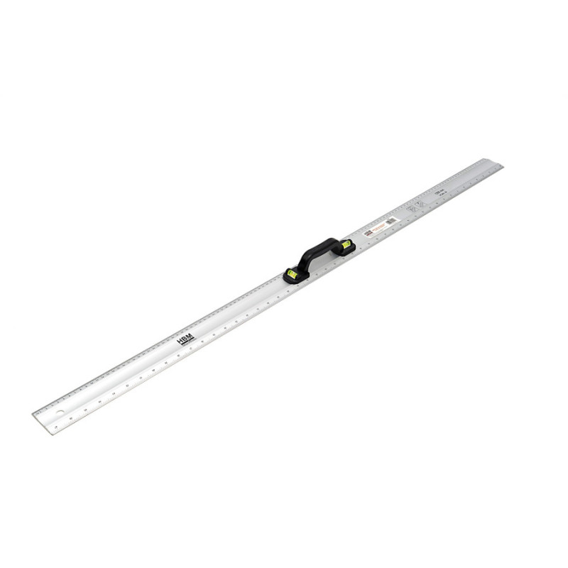 HBM 1,200 mm aluminium ruler with handle