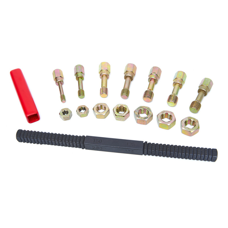 HBM - 15-piece set for tapping and cutting, incl. thread file