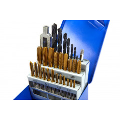 HBM 29-piece tapping set M3 - M12, incl. drills and taps