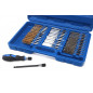 HBM 36-piece brush set with ratchet and extension