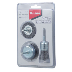 Makita 3-Piece Brush Set D-66070
