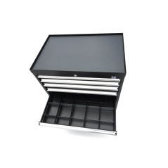 Armoire à outils Profi 8 tiroirs HBM 88 x 58 x 100 cm noire KH13173