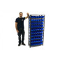HBM Cabinet, Storage System, Rack with 60 Storage Bins