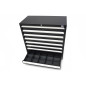 HBM Profi tool cabinet 8 drawers 90 x 45 x 90 cm black