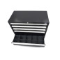 HBM Profi 6-drawer tool cabinet 90 x 45 x 90 cm black