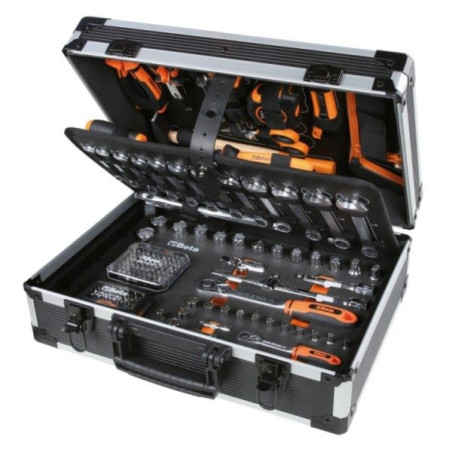 Beta Fully Equipped Wheeled Tool Case 163 Pieces 2056T/E