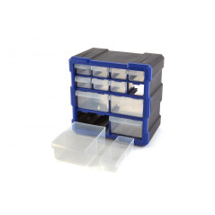 HBM Commode à tiroirs 12 tiroirs, armoire d'assortiment, système de rangement 8937
