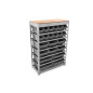 HBM Bin cabinet, storage system, shelves with 22 storage bins