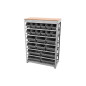 HBM Bin cabinet, storage system, shelves with 22 storage bins