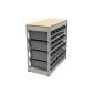 HBM Cabinet, storage, rack with 24 storage bins