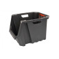 TACTIX Professional storage bin, stackable bin 45.5 x 58 x 40 cm