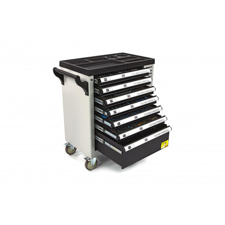 HBM Premium Filled Tool Trolley with Door - 245 pieces